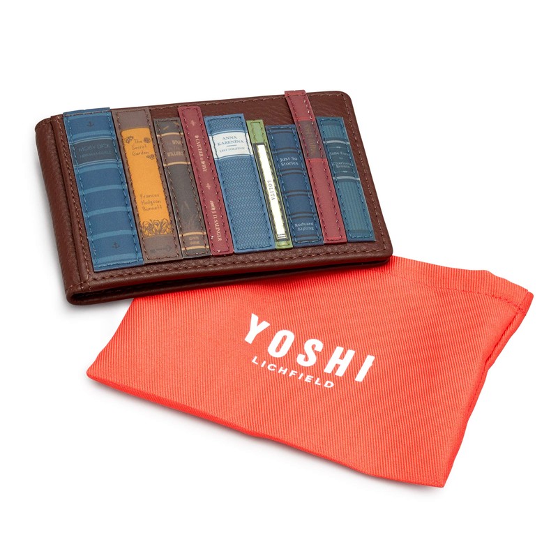 Bookworm Leather Travel Pass Holder (Brown)