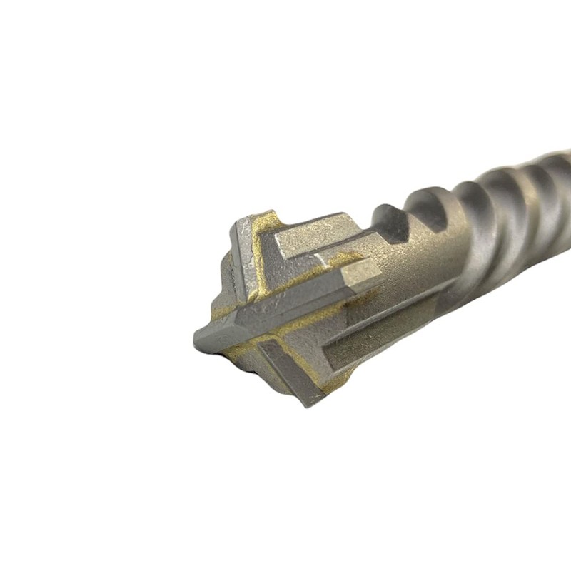 SDS Plus 4-Cutter Carbide-Head Hammer Drill Bit - Drilling Masonry,