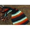 LOUDelephant Hand Knitted Beanie Fountain Tassel Hat - Stripe Anu