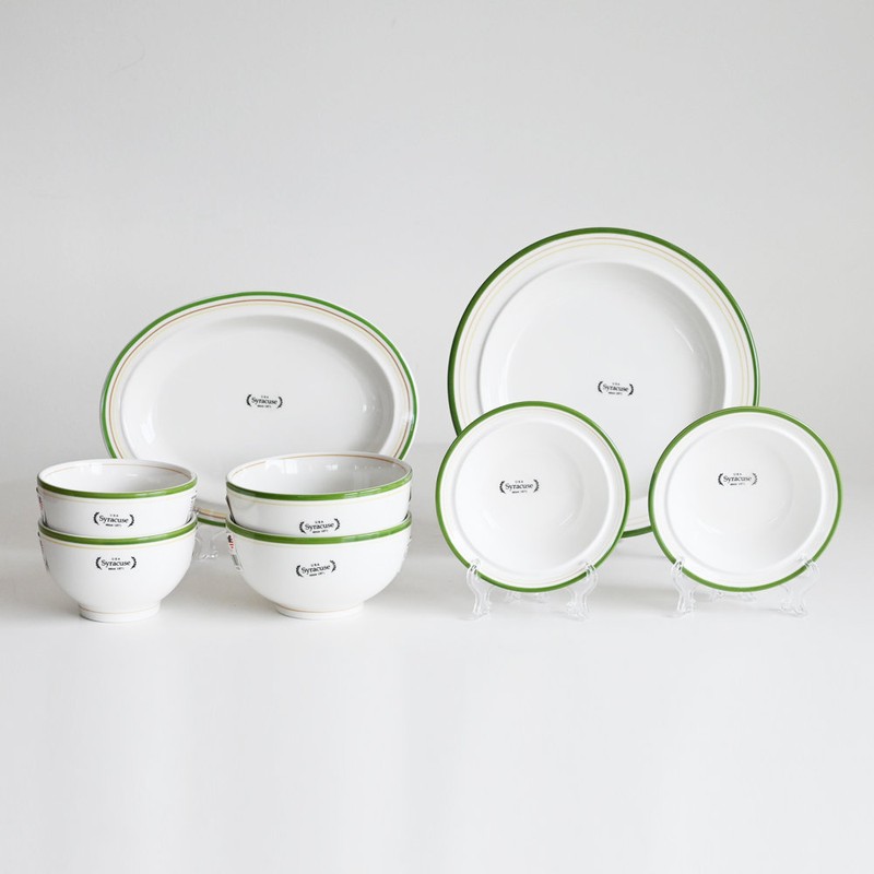 Genuine Syracuse Maple 2-person Dinnerware Set 8P, Syracuse Maple 2-Person