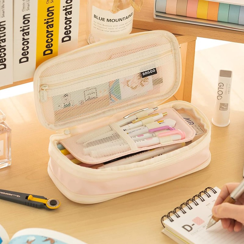 Pencil Case Girls Pencil Case Large Capacity Teenager Case Pens