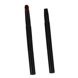 NOLITOY 2pcs Portable Double Ended Professional Eyebrow Brush Set Angled Brow Brush & Spoolie for Precise Eyebrow Makeup Ideal for Travel and On The Go Touch Ups