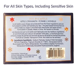 Ivy & Castle Luxury Soap, Scent: Apple Cinnamon, 150g