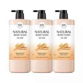 Happybath (or more accurately, Happybas) 해피바스 정말 순한/촉촉한 바디워시 900g 3개 Happy Bath Really Gentle/Moisturizing Body Wash 900g 3 Pieces