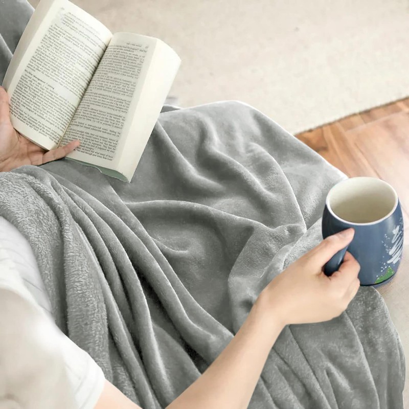 IR Imperial Rooms Fleece Blanket Throws for Sofas – Soft