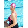 Zoggs Endura Max Unisex Adult Swimming Goggles, White/Pink/Clear