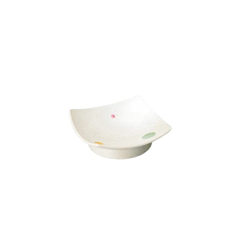 Yamashita Kogei 906605479 Sashimi Plate, Raster Colored Dot Pattern, Facing