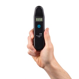 Jazooli Tyre Pressure Gauge Monitor Digital LCD Car Van Lorry Truck Motorcycle Bike Motorbike Auto Tire Maintenance Air Puncture Reader Tester Tool 0-100 PSI / 0-7 Bar