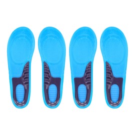 Dokpav 2 Pares De Plantillas De Gel, Plantilla Ortopédica De Gel,Plantillas De Soporte De Arco Alto,Plantillas Para Apoyo De Arco Alto,Para Tacones Altos, Soporte Del Arco,Fascitis Plantar,Pies Planos (S)