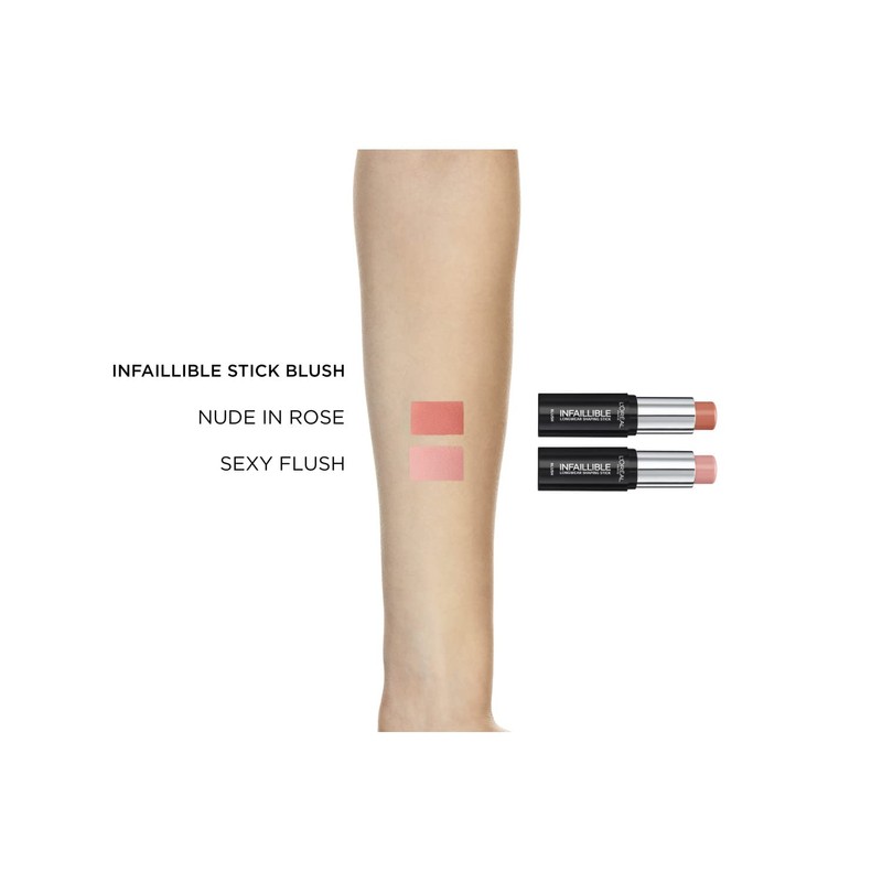L’Oreal Paris Infallible Blush Stick 002 Nude In Rose 9g