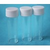 12Pcs 25ml Clear Plastic Test Tubes with Screw Caps Empty
