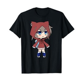 Cute Chibi style Kawaii Anime Girl in the red hood T-Shirt