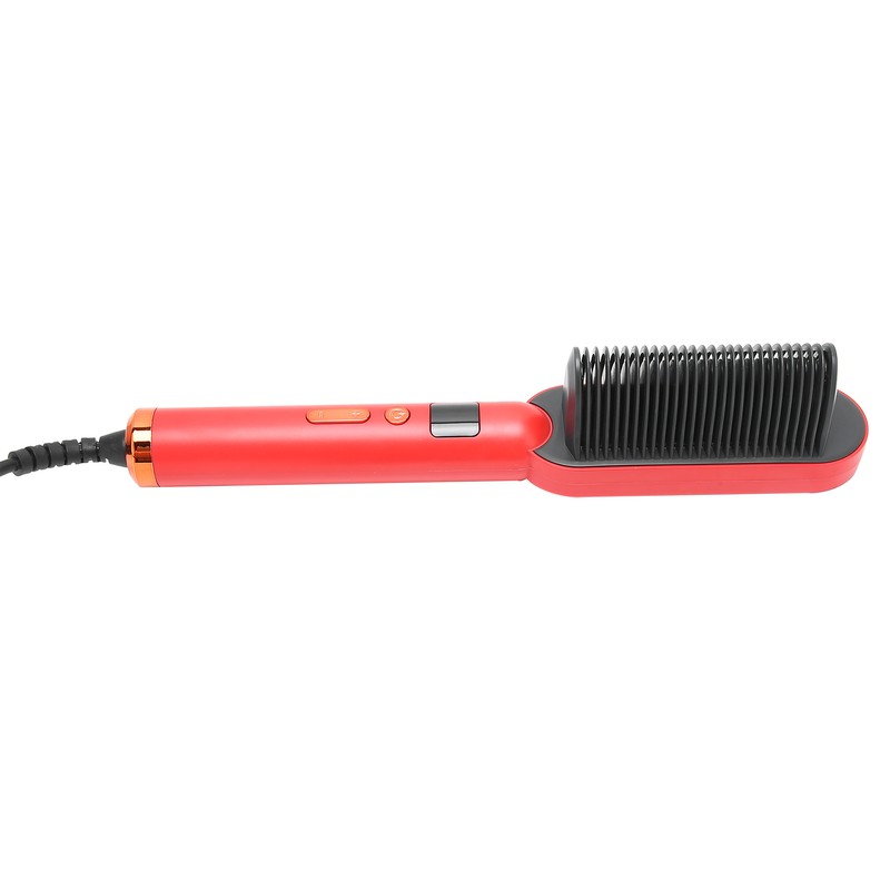 Hair Straightening Brush Negative Ion Combs AntiScald Heated Styling Brush