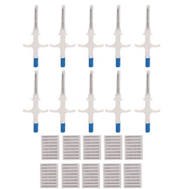 10 Packs Animal Microchip Pet RFID Identification Implant Kit ISO11784 11785 Standard 1.25x7mm