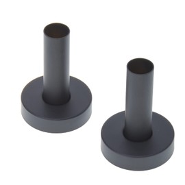 Aqbau® Cover rosettes for radiators with protective tube, pipe collar, heater, radiator (black)