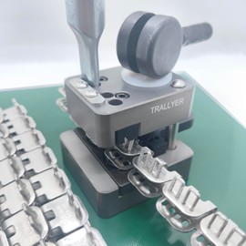 Conveyor belt 2" staple fastener installation tool for model RS62 RS125 RS187 MR1S MR2S MR3S staple lacing,full body metal staple fastener tool set TRALLYER