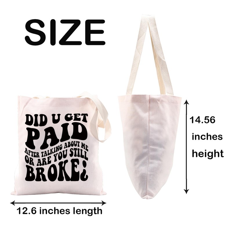 JXGZSO Adult Humor Inspired Shoulder Bag Sarcasm Tote Bag Inspirational