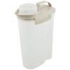 Liberty Corporation LD-243 Style Storage Refrigerator Rice Container Rice Stocker, For 5.3 lbs (2.4 kg), Warm Gray