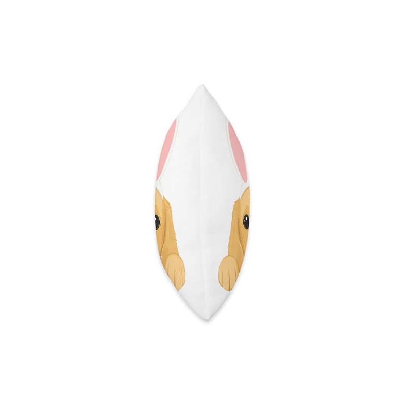 Easter Golden Retriever Cute Dog Spring Easter Bunny Ears Throw