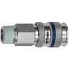 RIEGLER 141512-244.61-E Quick Release Coupling NW 7.8, Steel, R 1/4