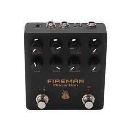 Distortion Effect Pedal 2 Channel Electric Guitar Accessories NDS‑5 with 9V 18V Switch
