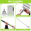 WORKPRO Heavy Duty Leaf Rakes 35-72" Adjustable Handle Metal Garden