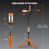 OGERY Rechargeable 10000mAh Camping Light with Stand 6.5 ft Max