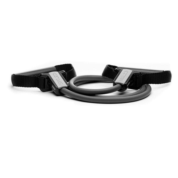 SKLZ Resistance Cable Set (ca. 11kg/25lb) -Trainingsband + Flex Handle + Türanker Trainingsgerät, grau-Schwarz, One Size