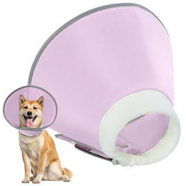 IECOii Elizabeth Collar, Dogs and Cats, Waterproof, Adjustable, Lightweight, Anti-Scratch, Licking Prevention, Skin Diseases, Wound Protection, Castration Surgery, Contraception, Medium and Small