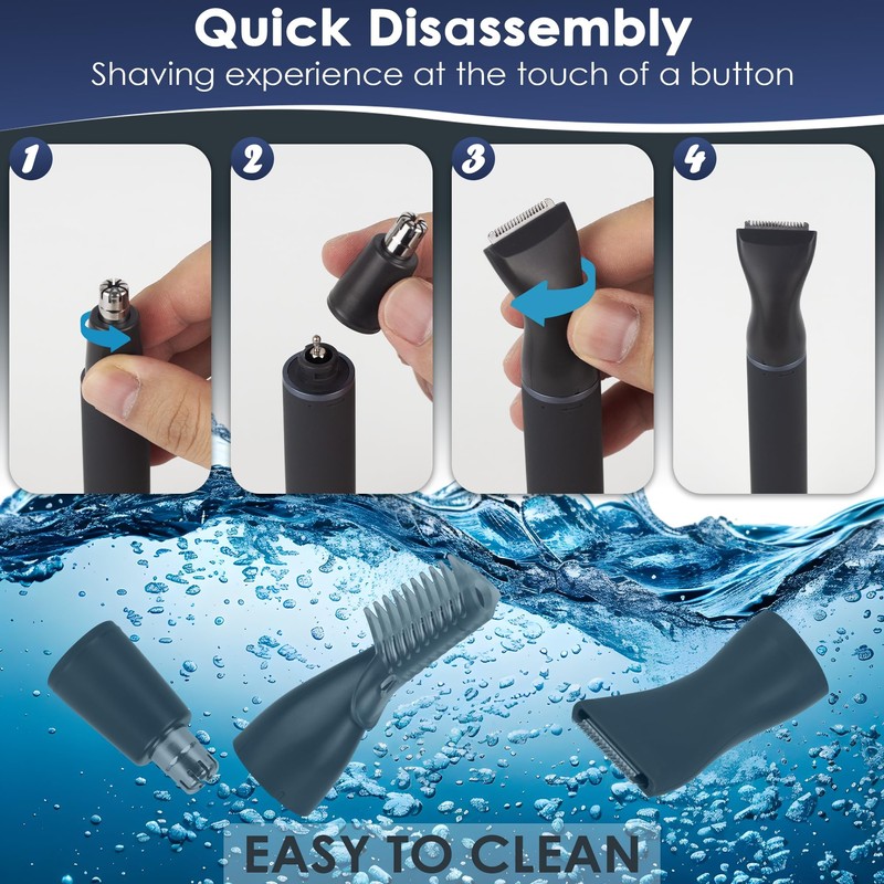 SEIHAI Nose Hair Trimmer for Men and Women,3 in 1
