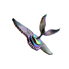 BEALIFE Unique Car Front Hood Ornament Thick for Long-Lasting Gifts Eagle Car Front Flying Eagle Easy to Apply, Multi-Color