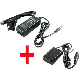 AC Adapter Kit Compatible with Canon EOS 77D 200D 250D 750D 760D 800D 8000D 9000D R10 R50 RP, EOS Kiss X8i X9i, EOS Rebel SL2 SL3 T6i T6s T7i T8i; ACK-E18 0073C002 (DR-E18 DC Coupler 0250C001 Incl.)