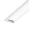 White 25mm Soffit Board Clip PVC-u Plastic U-Section Trim for
