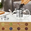 Glass Teapot with Removable Infuser, 27 oz/800ml Glass Tea Pot
