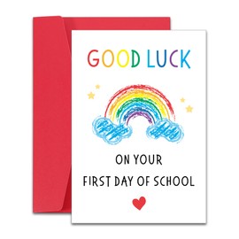 Raddimelo Back to School Greeting Cards for Kids Students, 1st 3rd 5th 7th 8th Grade Back to School Supplies, First Day of Sch-Ool Card for Kindergarten Middle High Sch-Ool Supplies for Boys Girls