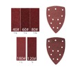 40 Pieces Sanding Pads, 11 Hole Sanding Sheets Hook and