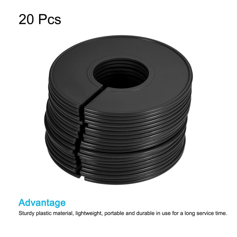 PATIKIL Clothes Dividers 20 Pack Blank Clothing Rack Size Sorting