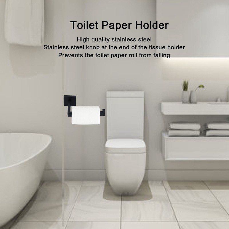 Toilet Paper Holder Stainless Steel Wall Mount Toilet Tissue Roll