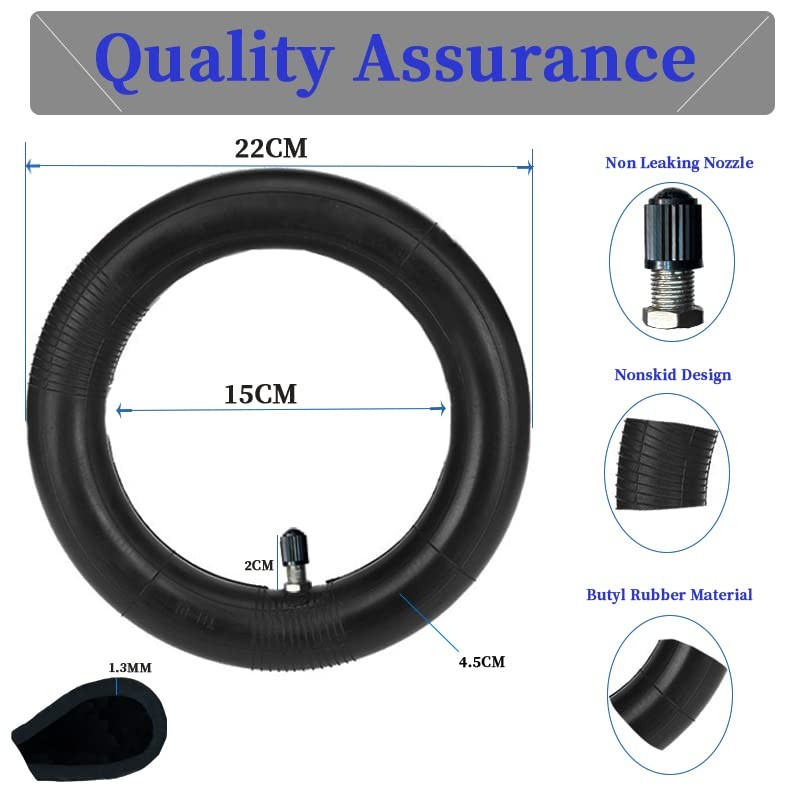 Cooryda 2 Pack 8.5‘’x2‘’ Inner Tube,8 1/2x2 Pneumatic Tyres for
