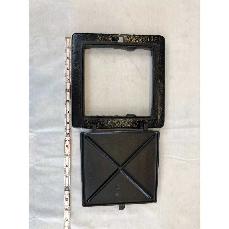 Allied Iron Cast Iron Clean-Out Door 8"x8" Allied Iron