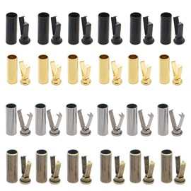 NIANOPKM Shoelace Tips, Set of 12, 4 Colours, Aluminium Shoelace Head, Metal Cords End Aglet Replacement Tips for DIY Repairs and Design, multicoloured