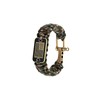 Patriotic Paracord Survival Bracelet for Men - Bronze US Flag