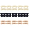 Natiform 3 Colors 15 Pairs 30 Pack Anti-Blocking Heel Pads