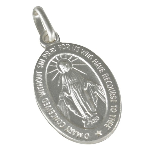 AFP AS-257 Madonna Saint Mary Pendant 925 Sterling Silver, Sterling