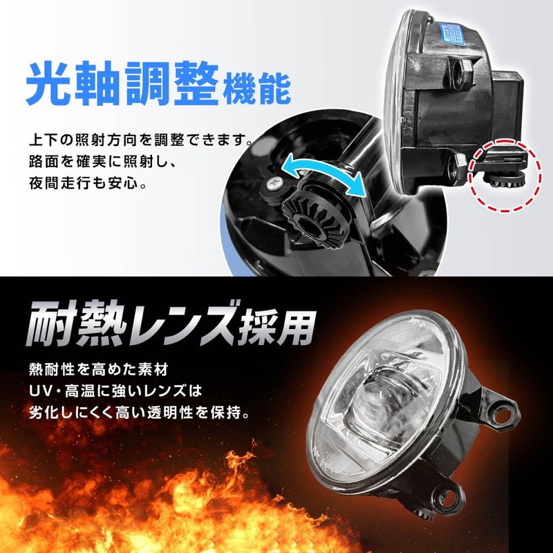 Sphere Light Fog Lamp Unit Kit Retrofit LED Fog L1B