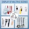 Anelueeoo 6 Pack Magnetic Hooks 32mm Heavy Duty Strong Neodymium