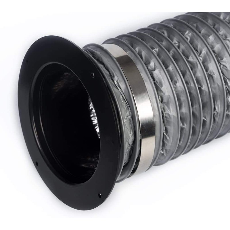 6" Duct Connector Pipe Flange Inlet Fitting for Heating Cooling