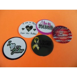 Unbranded Pre Cut One Inch Bottle Cap Images I LOVE MY SOLDIER Free Shipping - photo, 15 images