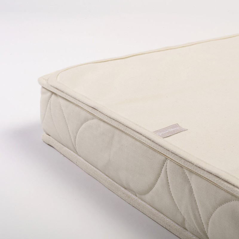 The Little Green Sheep Waterproof Mattress Protector, Organic Cotton, (to