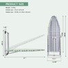 SheeChung Wall Mounted Ironing Board 36"X12",Foldable Ironing Boards with Removable